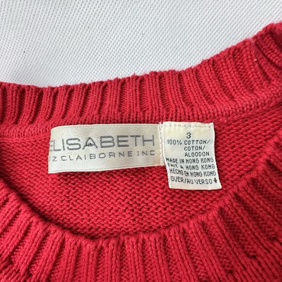 Elisabeth Liz Claiborne Woman 3XL XXXL Vintage‎ Aztec Sweater Cotton - Picture 4 of 7